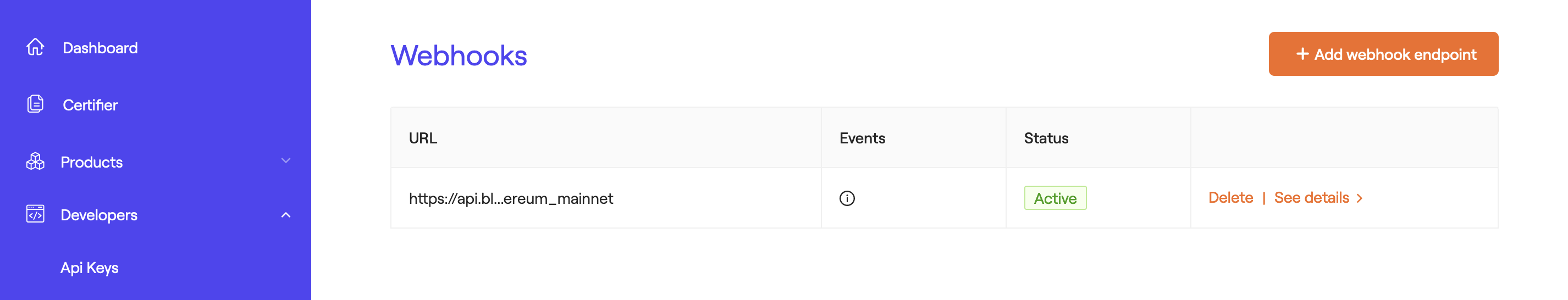 4 - Configure webhooks